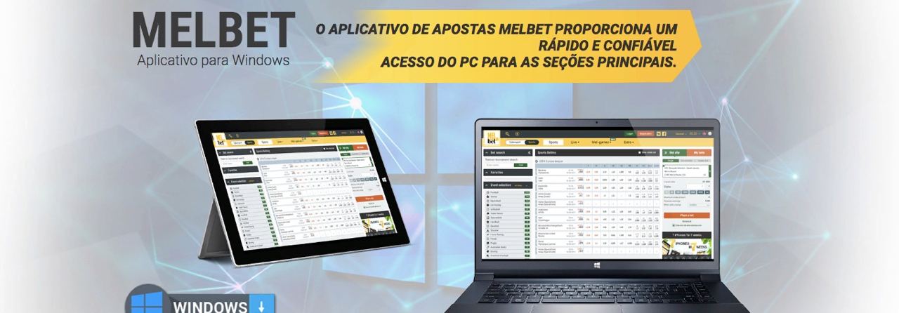 Aplicação Melbet no Windows