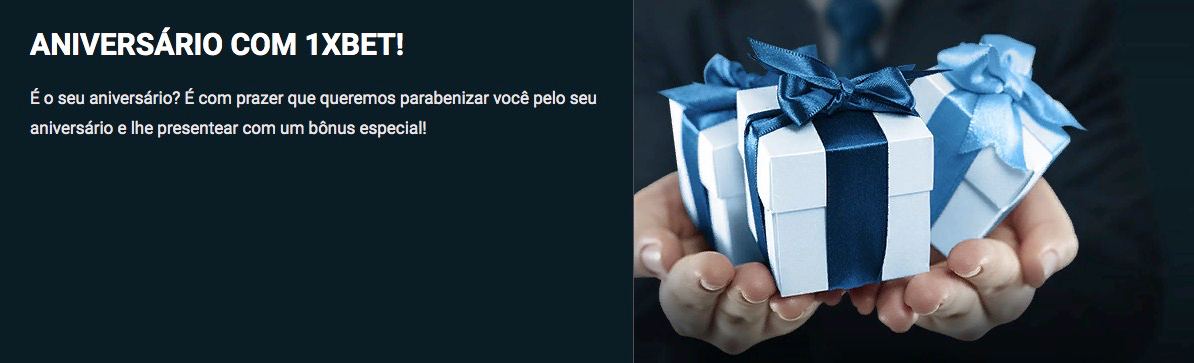 Aniversário com 1xBet!