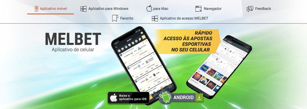Melbet aplicativo móvel