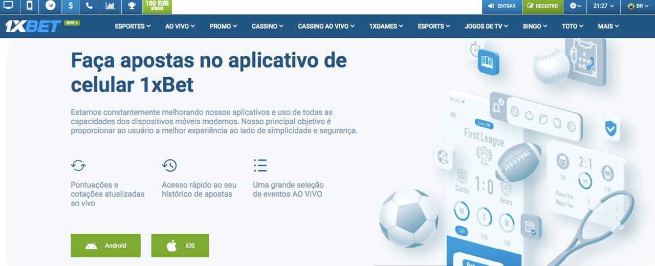 Descarregar a aplicação móvel 1xBet